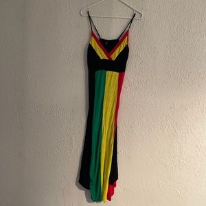 Rasta hippie dress